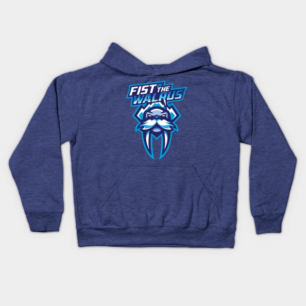 FistofTheWalrus Logo Kids Hoodie by FistofTheWalrus 